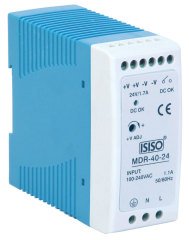 ISISO 40w 24v DC 1.7a Raya Montajlı Güç Kaynağı