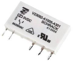 Schrack V23092-A1005-A301 5V DC 6A Slim Röle 170mW