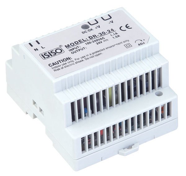 ISISO 30w 12v DC 2.0a Raya Montajlı Güç Kaynağı