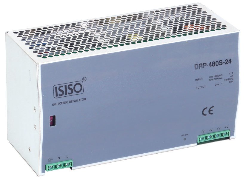 ISISO 240w 24v DC 10.0a Raya Montajlı Güç Kaynağı