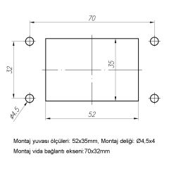 6x16A  Alüminyum Gövdeli Metal Mandallı 6P+E 400V IP65 Makine Prizi - Mete Enerji - 403090S