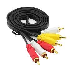 3 RCA Erkek / 3 RCA Erkek Kablo 1.5 mt.