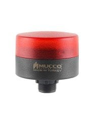 Somun Bağlantılı Sabit Flaşör Çakar Buzzer Mini Tepe Lambası 12-24V AC/DC SNT-SM715-B