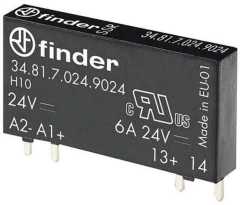 Finder 34.81.7.024.9024 Serisi 24v Dc 2a Ultra İnce Pcb Röle