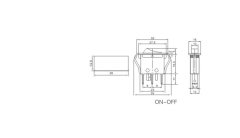 Tekli Anahtar Işıklı ON-OFF HRK3-2-101NV