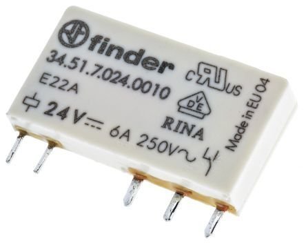 24V DC Ultra ince PCB Röle 34.51.7.024.0010